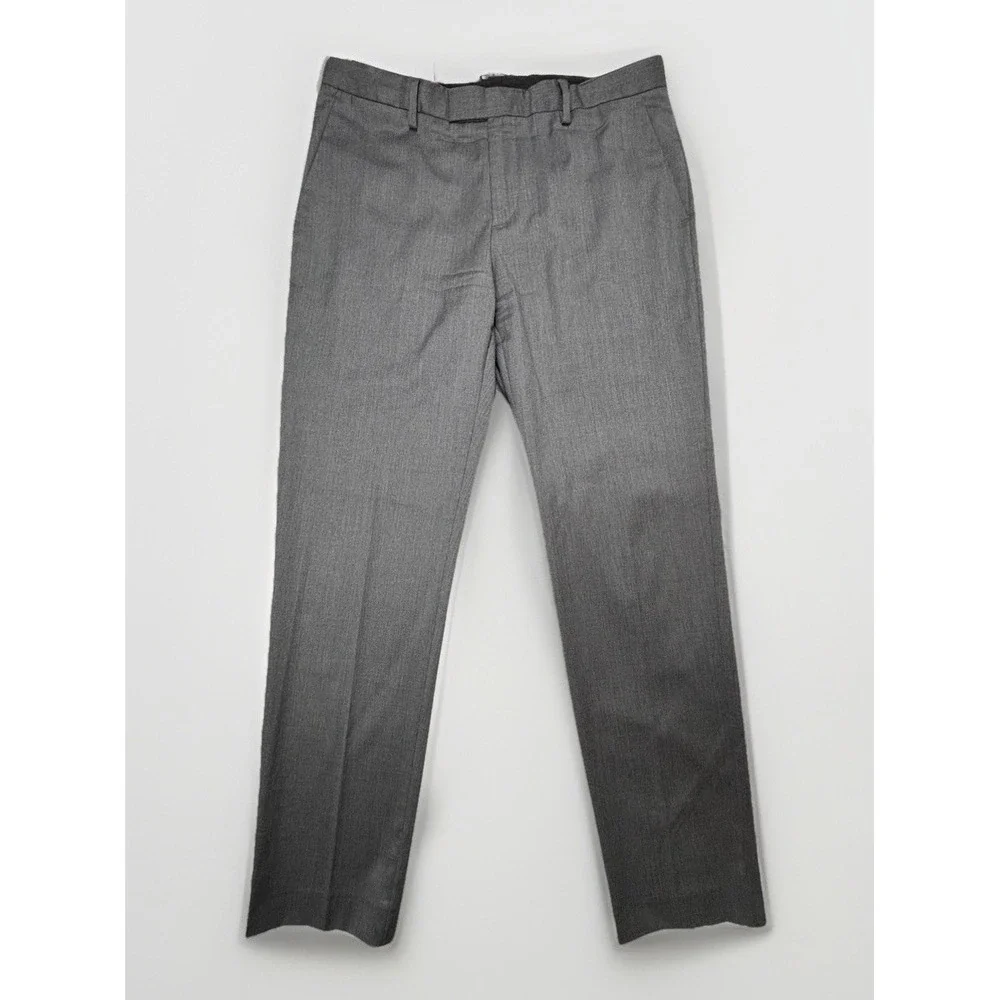 J.Lindeberg‎ Hugo Legend 100% Wool Dress Pants Mens 34x31 Charcoal Straight EUC